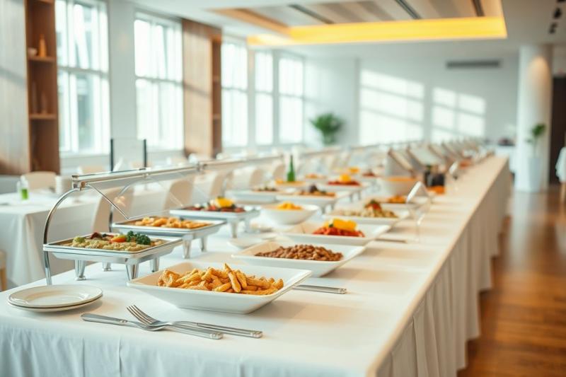 Buffet para Eventos Corporativos: Escolhendo a Opção Ideal